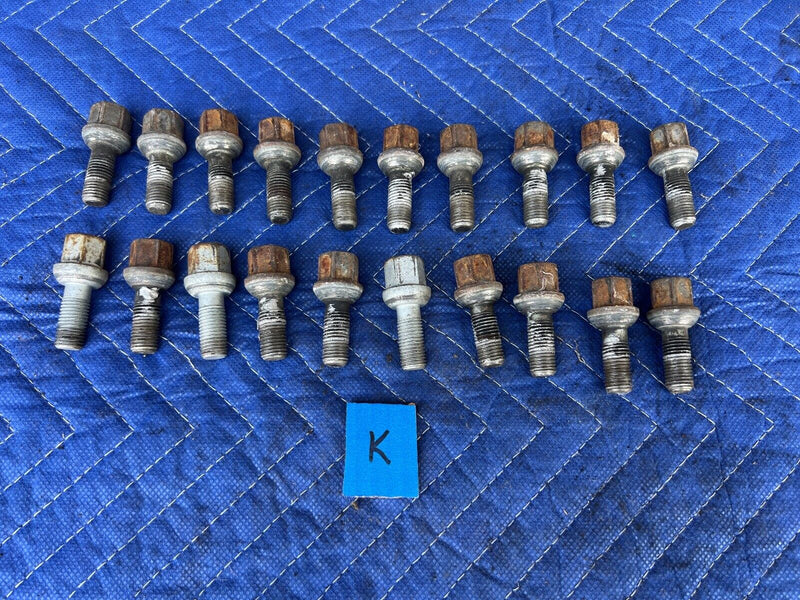 1979-1985 Mercedes 300SD Full Set of 20 Lug Nut Bolts Studs W126 OEM #436EM