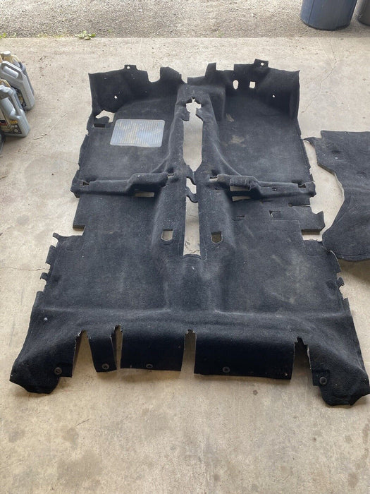 1998-2005 Land Rover Freelander Black Carpet Set Front & Rear OEM #2910E