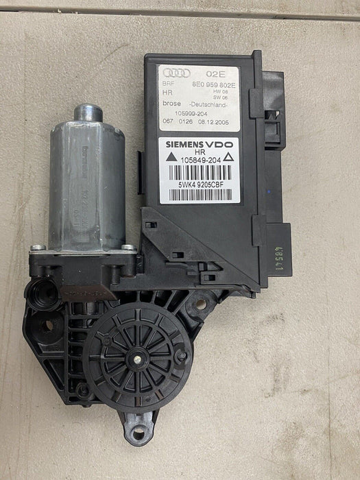 02-08 Audi S4 A4 Rear Right Passenger Side Window Motor 8E0959802E OEM #1432E