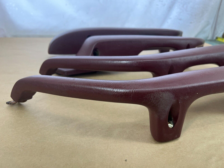 1979-1985 Mercedes 300SD W126 Set L/R Maroon Door Arm Rests 1269701001 OEM#277EM