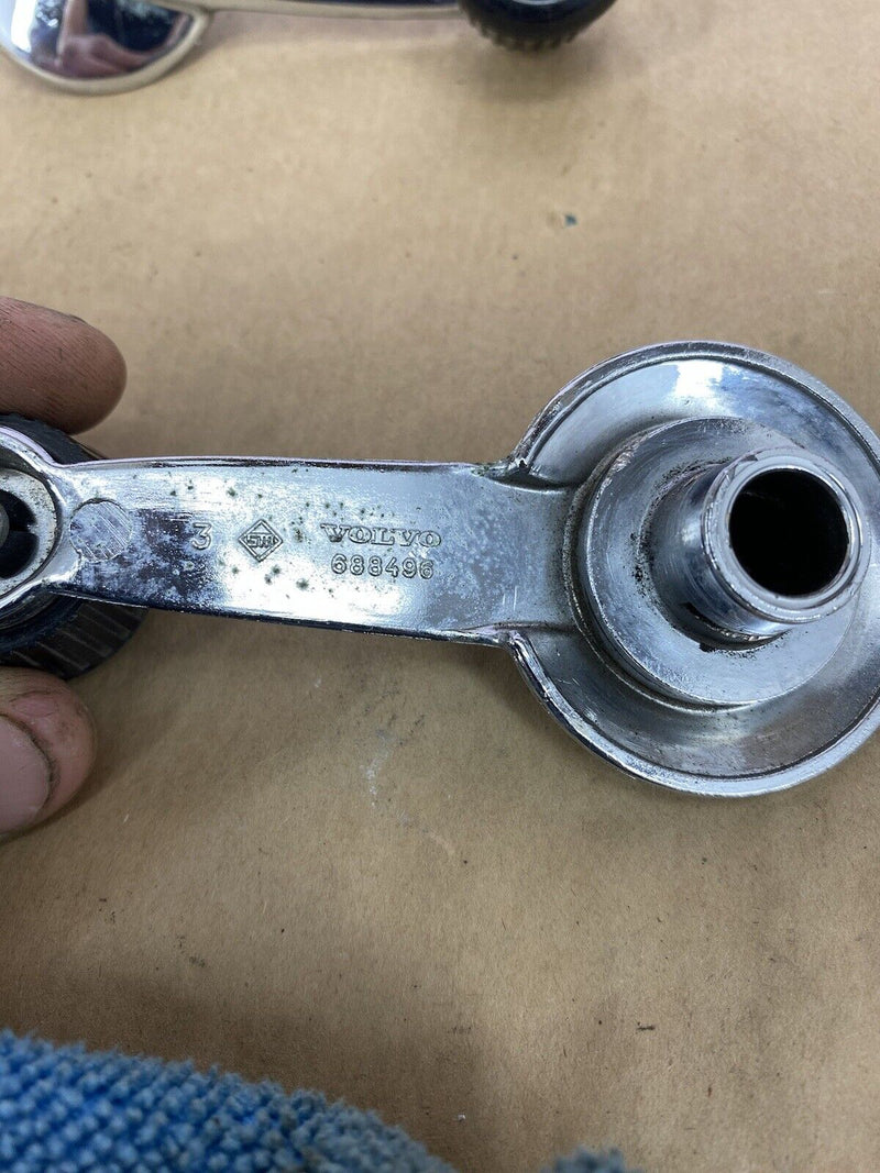 1973-1974 Volvo 144 145 Chrome Window Crank Handle Set of 4 688496 OEM #2479EJ
