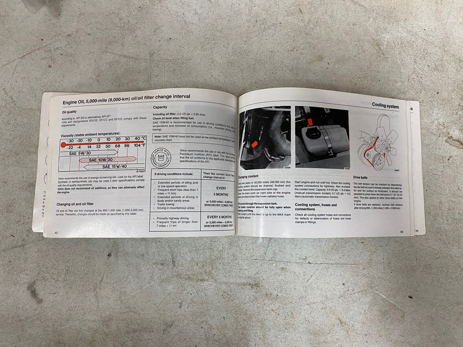 1990 Volvo 240 US and Canada Models Owners Manual Guide Genuine OEM #1078E