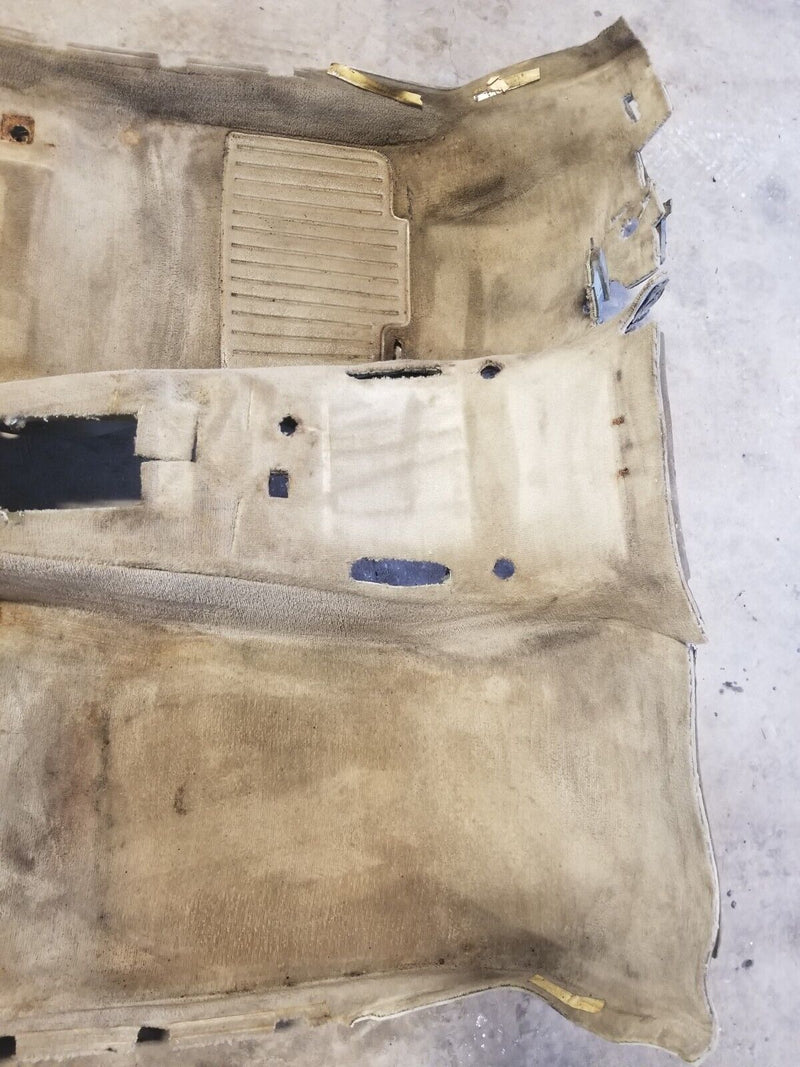 1984-93 BMW E30 318i 325i BEIGE VINTAGE CARPET SET FLOOR OEM #CN605