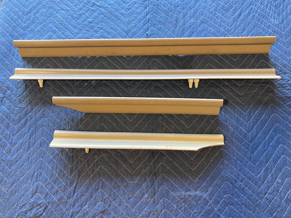 1986-1994 BMW 7 Series E32 Sill Trim Plates interior Panel Tan Cill OEM #1006M