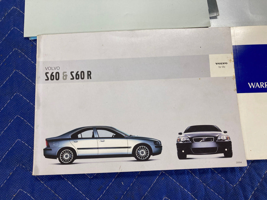 2004-2007 Volvo S60R S60 Owners Manual Book Set W/ Cover OEM #2806M