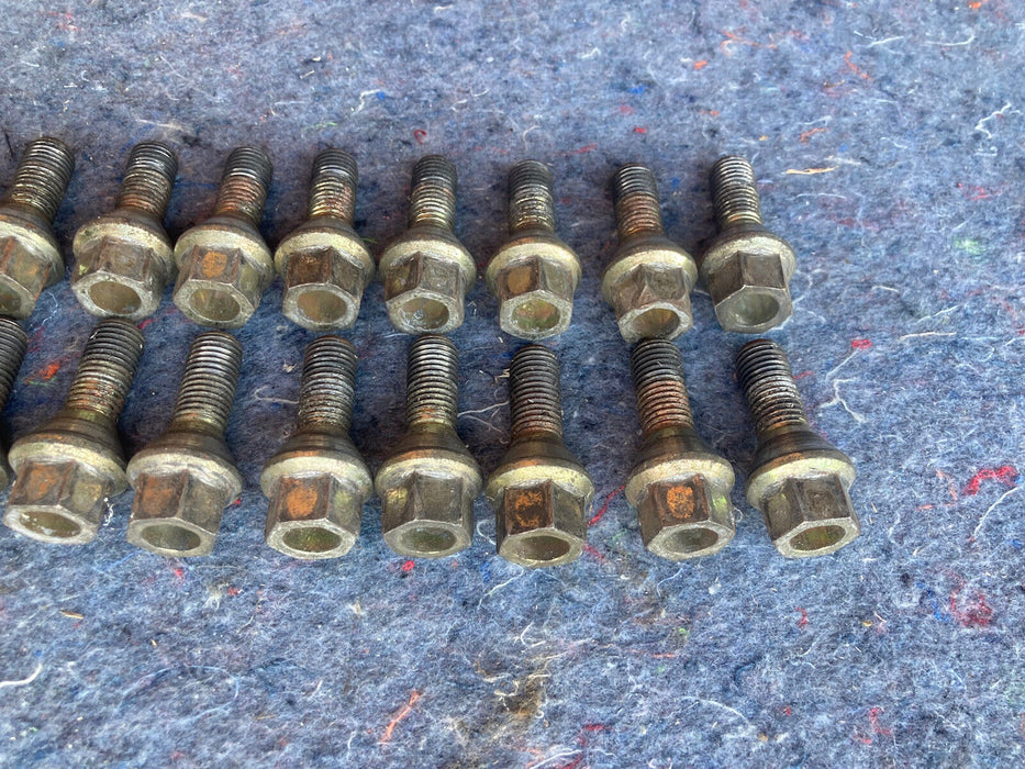 1986-1994 BMW 7 Series E32 Wheel Lugs Set Of 20 Nuts Studs Genuine￼ OEM #1169M