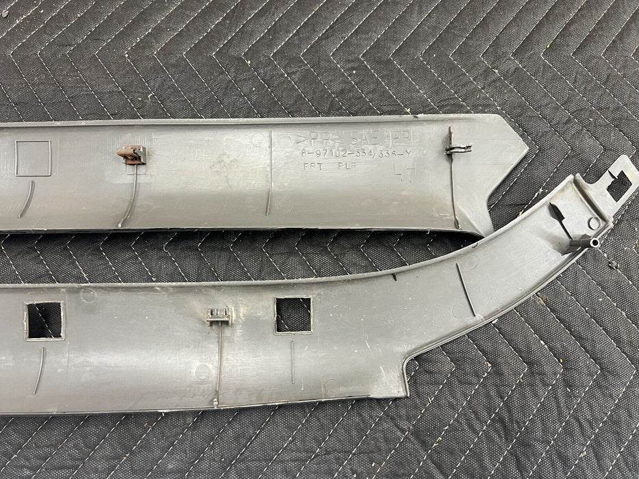 1998-2002 Isuzu Trooper Gray LH & RH Front A Pillar Trim Panel Pair OEM #882EM