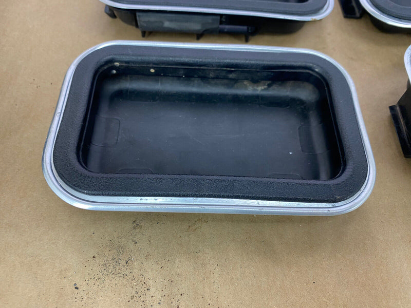 1973-1974 Volvo 144 145 Black Front & Rear Door Handle Interior Trim OEM #2483EJ