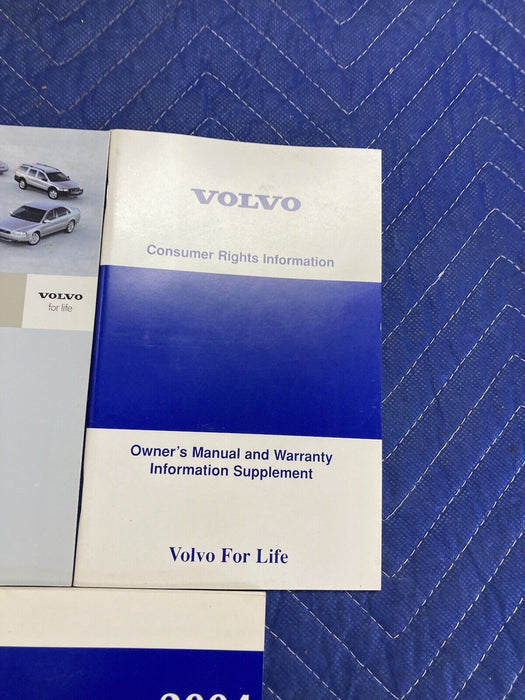 2004-2007 Volvo S60R S60 Owners Manual Book Set W/ Cover OEM #2806M