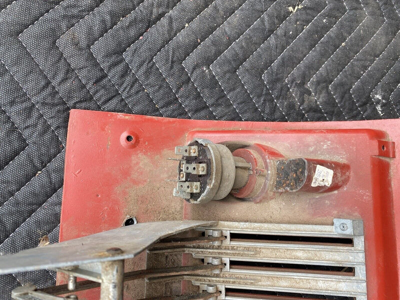 1961-1964 Buick Electra 225 Dash Heater Ignition Switch Panel OEM Red #2952E