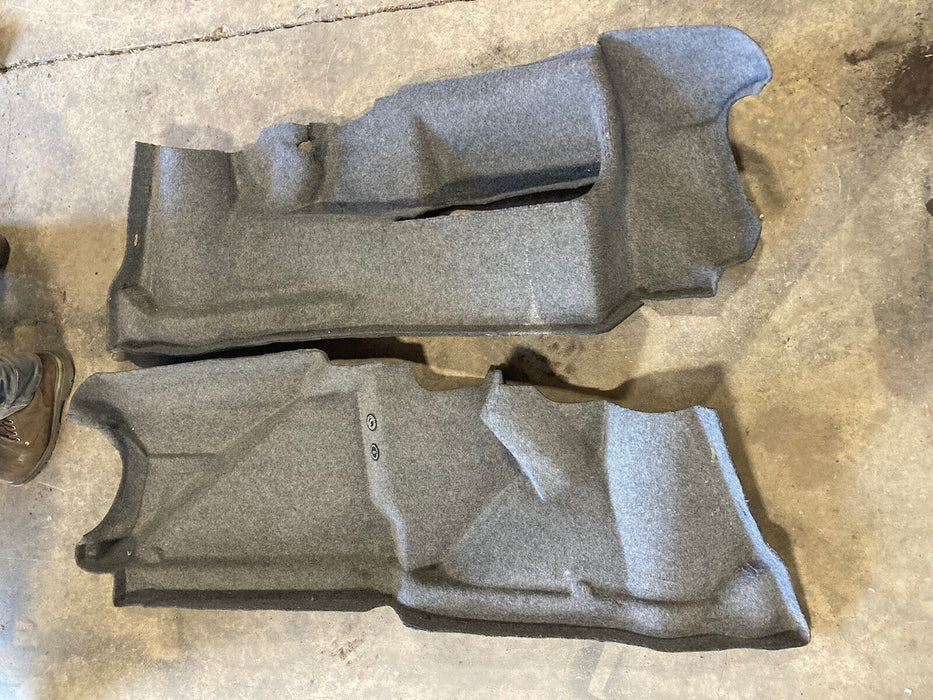 1986-1994 BMW 7 Series E32 Trunk Carpet Panels Side Wall Inserts OEM #1020M