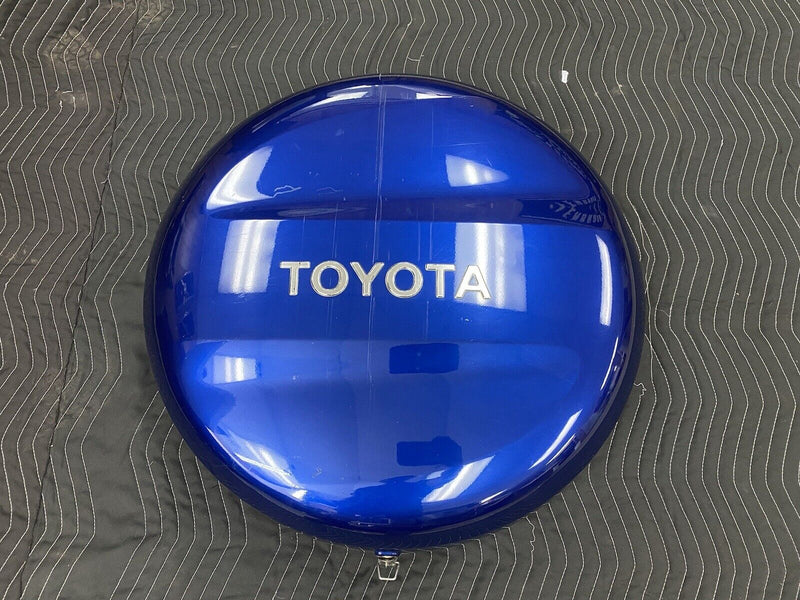 2004-2005 Rav-4 RAV4 Spare Wheel Cover Hard Shell Blue OEM 64771-42100 #2977E