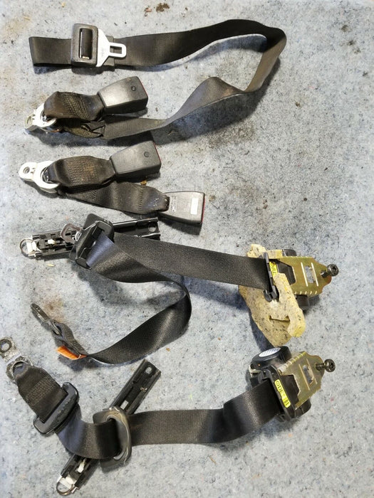 2001-2006 E46 BMW 330X REAR SEAT BELT SET BELTS & RECEIVER RIGHT LEFT OEM #252CN