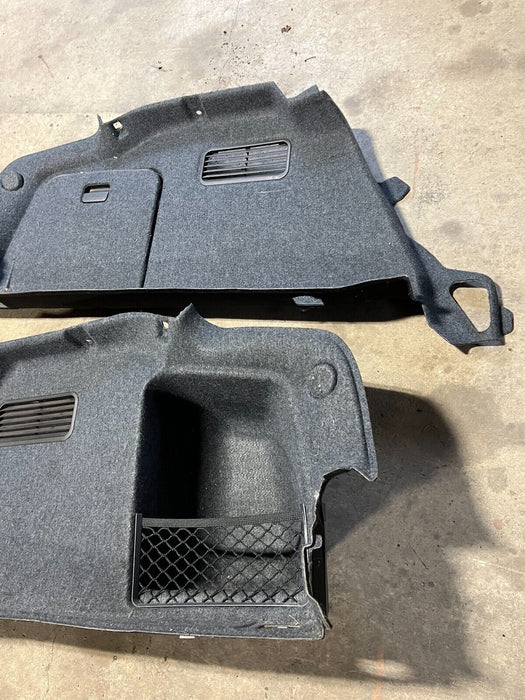 02-12 Audi A4 B6 Sedan 2.0T Left & Right Molded Trunk Carpet Liners OEM #157EM