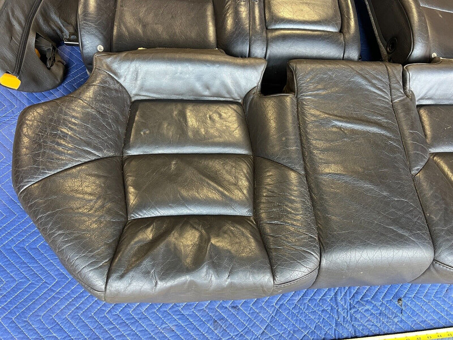 2005-2007 Volvo S60R Rear RH & LH Nordkap Blue Leather Bench Seat Set OEM#1222EM