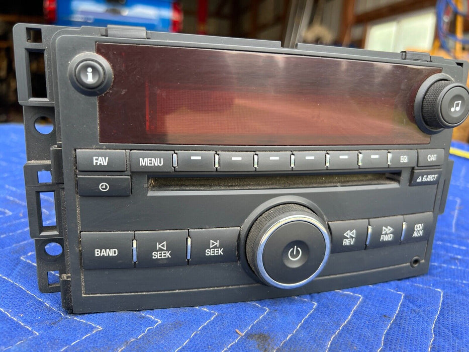 2002-2007 Saturn Vue Radio Stereo CD Player Assembly Model 15850682 OEM #457EM