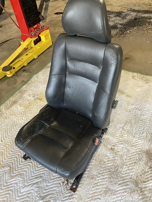 98-00 Volvo V70R V70 S70 Charcoal Gray Leather Front Right Pass Seat OEM #1599E