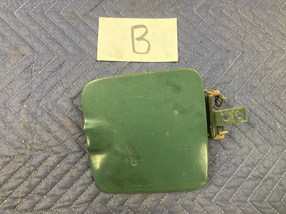 1975-1985 Volvo 242 240 244 245 Gas Door Petrol Fuel Fill OEM green #1639M