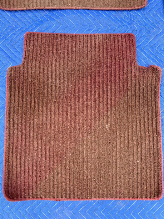 1979-1985 Mercedes 300SD W126 Full Set of 4 Maroon Floor Mats OEM #313EM