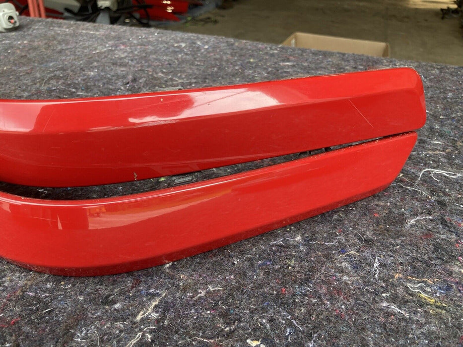 2005-07 Volvo S60R S60 V70 R Left Right Bumper Trim Red Pair 08607456 OEM #1213M