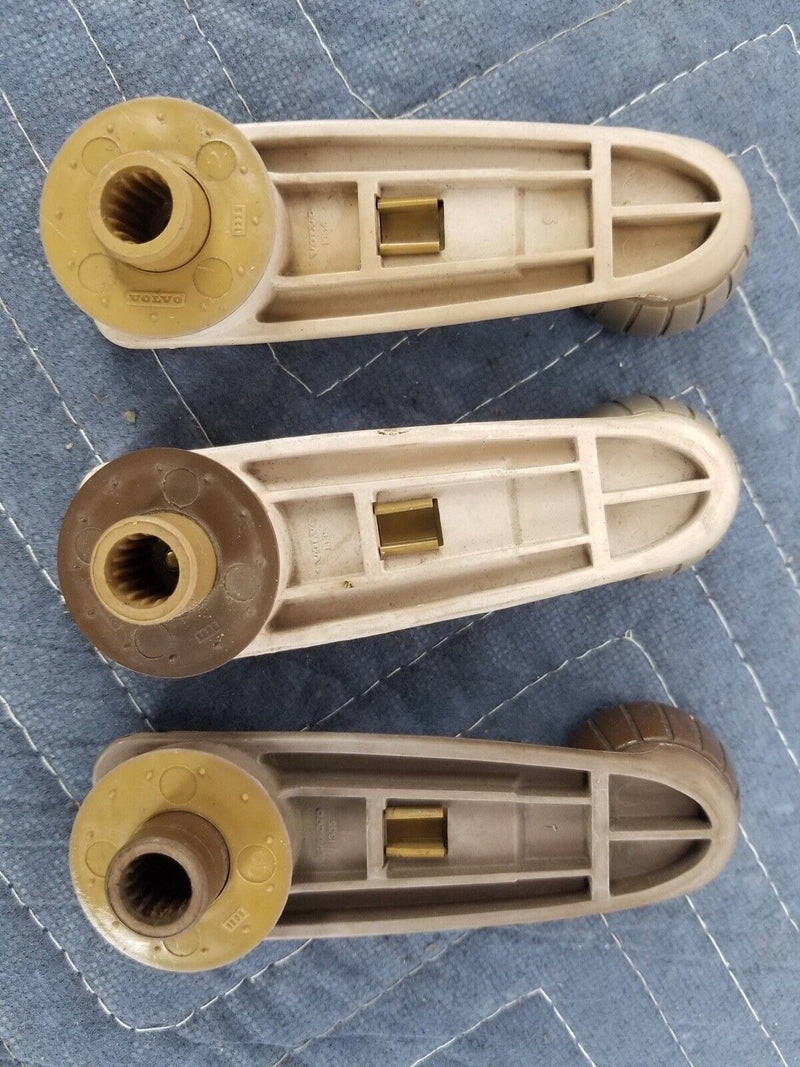 Volvo 240 244 245 Manual Window Cranks Handle Open & Close x3 #2607E