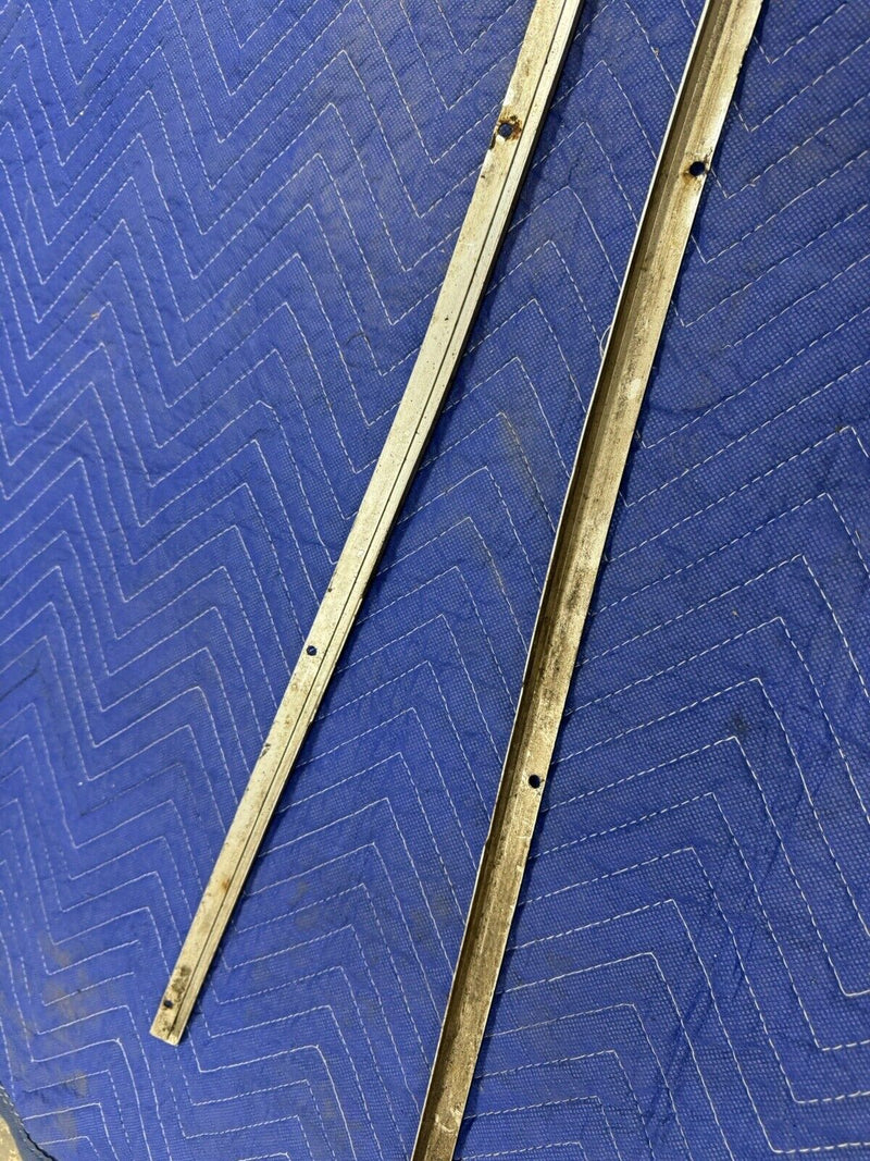 1968-1969 Corvette C3 Rocker Panel Cover Pair Trim Strip L & R Upper OEM #3233E