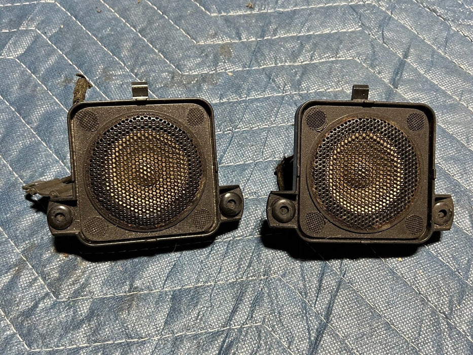 1998-2000 Volvo V70R S70 V70 Pair Front Dash Tweeter Speakers L+R 3533623 #105EM