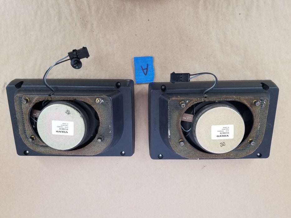 1992-1997 Volvo 850 850R Rear Deck Speakers HT-259 Pair 9128078 Sedan OEM #2776E