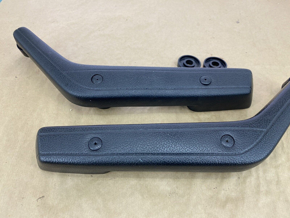 1973-1974 Volvo 144 145 Black Front Door Handle Arm Rest Trim L & R OEM #2481EJ