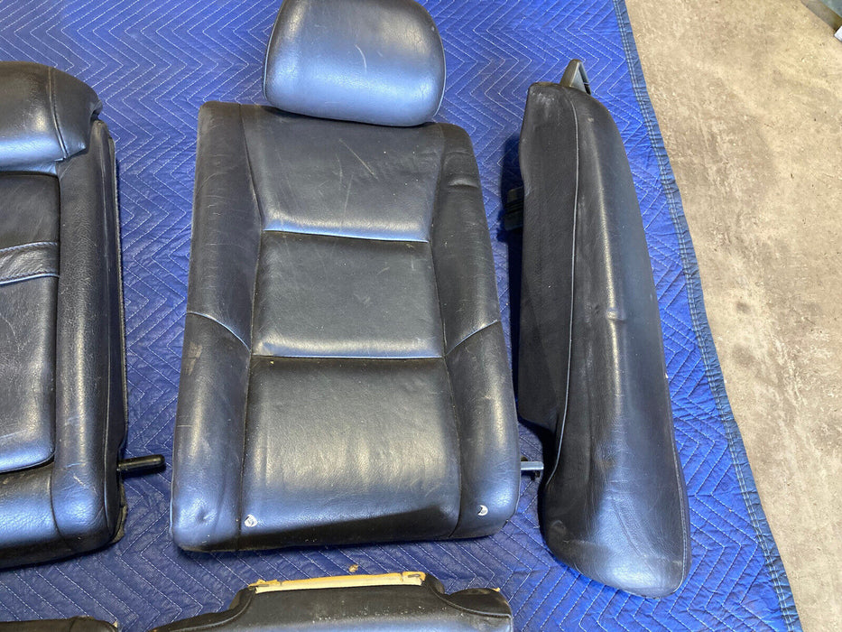 2004-2007 Volvo S60R S60 Rear Seat Black Bench Leather OEM #2833M