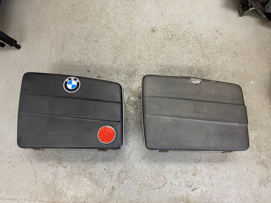 BMW Airhead R65 R75 R80 R100 Krauser Panniers Saddlebags Luggage Pair OEM #1774E