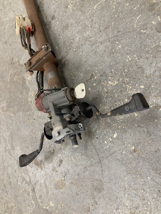 1984-1991 BMW 318i 325i E30 Steering Column W/ Ignition Key Controls OEM #2656M