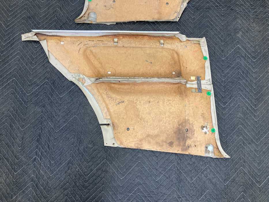 1982-1994 BMW E30 318i 325i Door CardLH RH Rear Sedan Tan Set Of 4 OEM #2508M