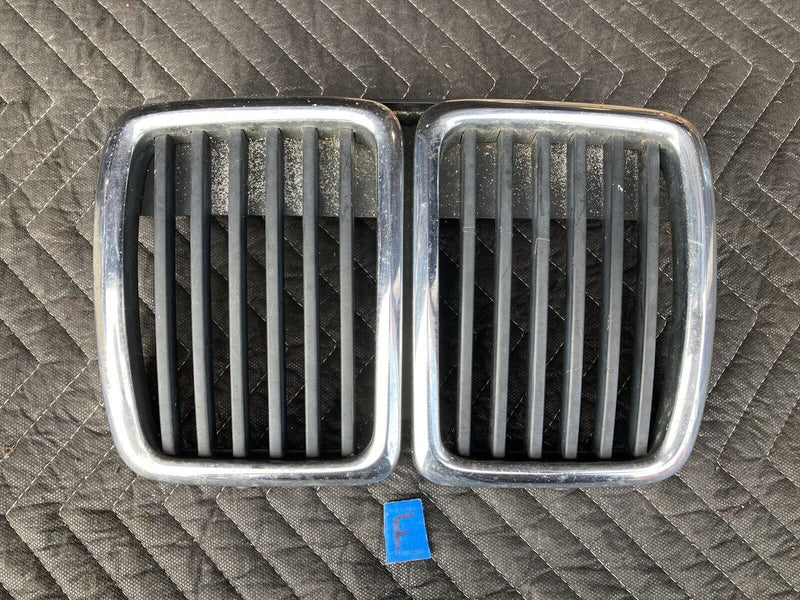 1982-1994 BMW E30 318i 325i 1884350 Grille Front Kidney Chrome OEM #2154M
