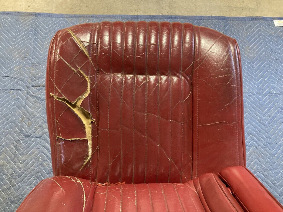 1976-1979 Cadillac Seville Left Front Seat Drivers Side Red Leather #1746M