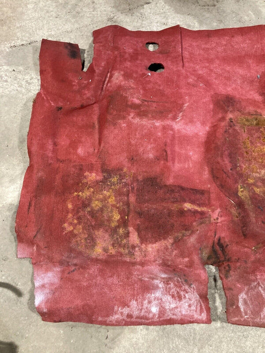 1976-1979 Cadillac Seville Trunk Liner Carpet Red Rug Floor Rear OEM #1750M