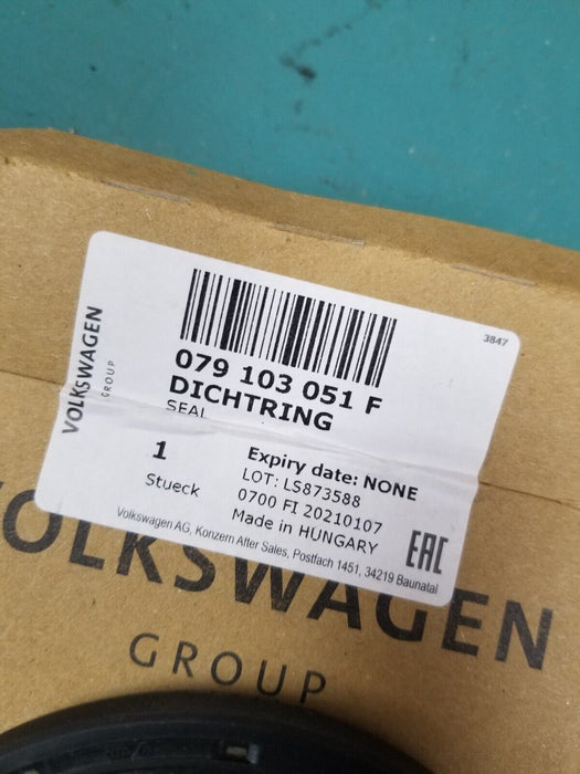 VW Volkswagen 079103051F Dichtring Rear Main Crankshaft Seal OEM #245AN