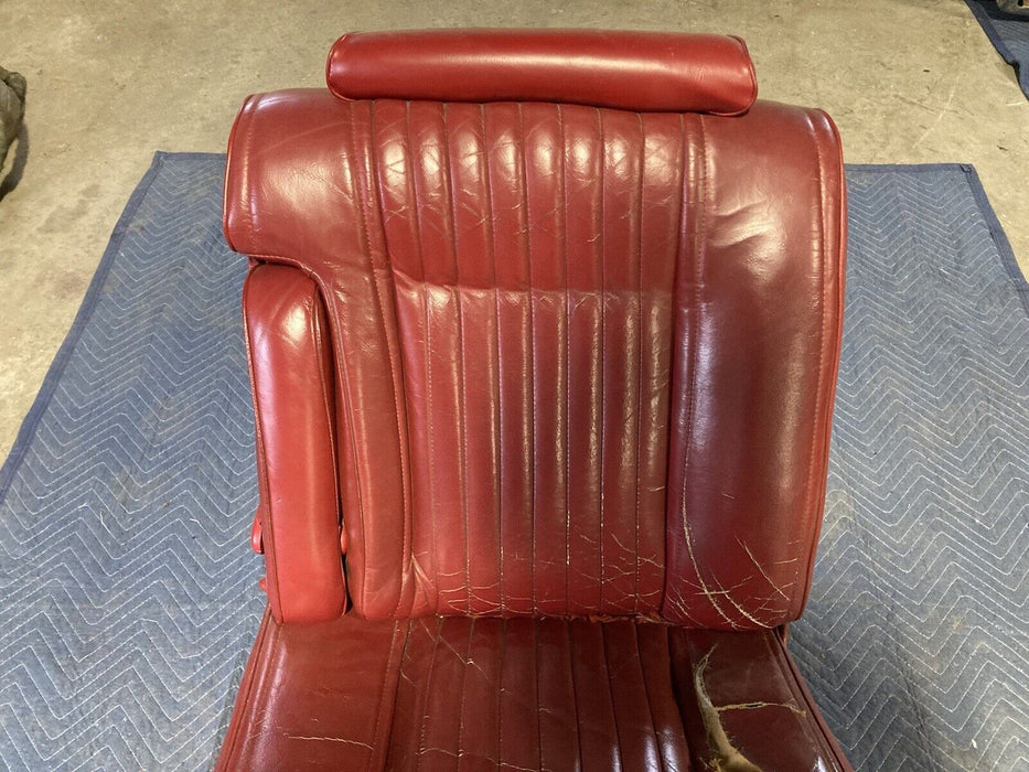 1976-1979 Cadillac Seville Left Front Seat Drivers Side Red Leather #1746M