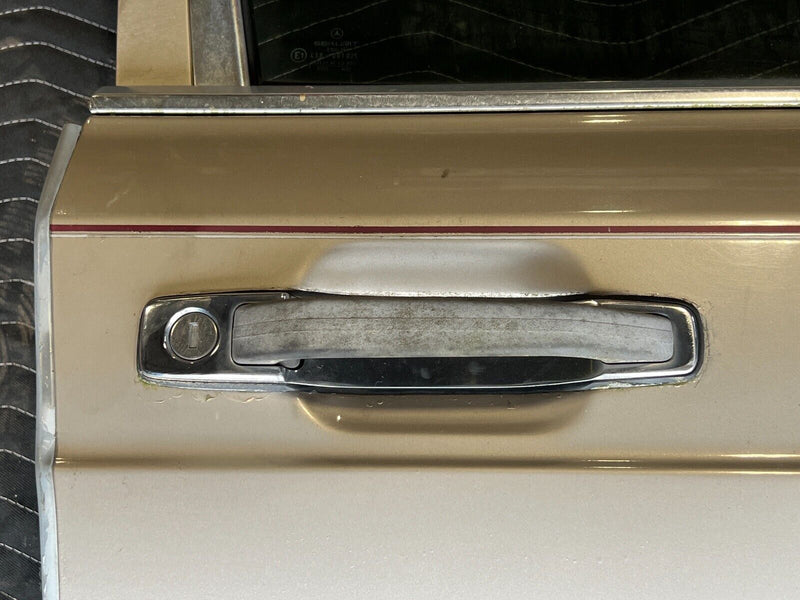 1979-1985 Mercedes 300SD W126 Silver Passenger R Front Door Assembly OEM #329EM