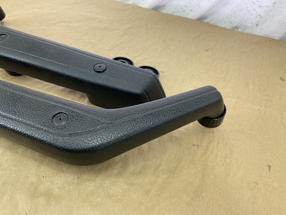 1973-1974 Volvo 144 145 Black Front Door Handle Arm Rest Trim L & R OEM #2481EJ