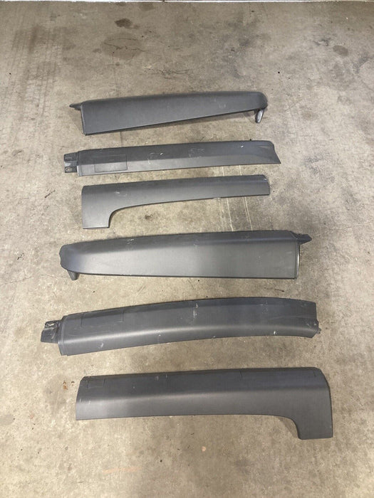 2003-2011 Honda Element Roof Trim Panels Lot Gray Moldings W/ Bolt Covers #642MM