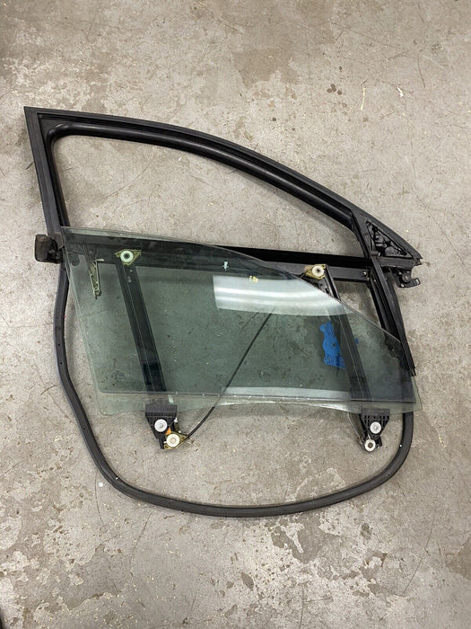 02-08 Audi A4 B6 Passenger Front Upper Door Frame & Window Tracking OEM #1532E