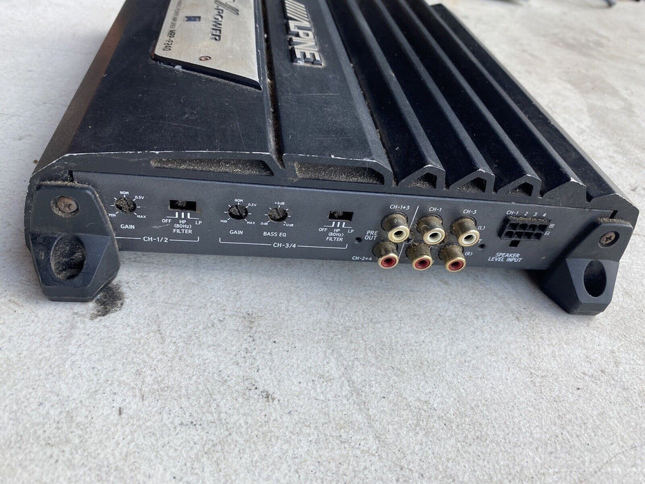 Alpine MRP-F240 4 Channel Car Amp Amplifier Sound System V Power #1732E