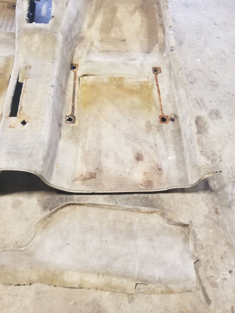 1984-93 BMW E30 318i 325i BEIGE VINTAGE CARPET SET FLOOR OEM #CN605