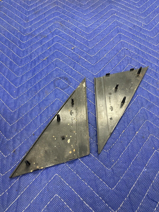 1984-1991 BMW 318i 325i E30 Left Right Mirror Cover Trim 1904517 OEM #2672M