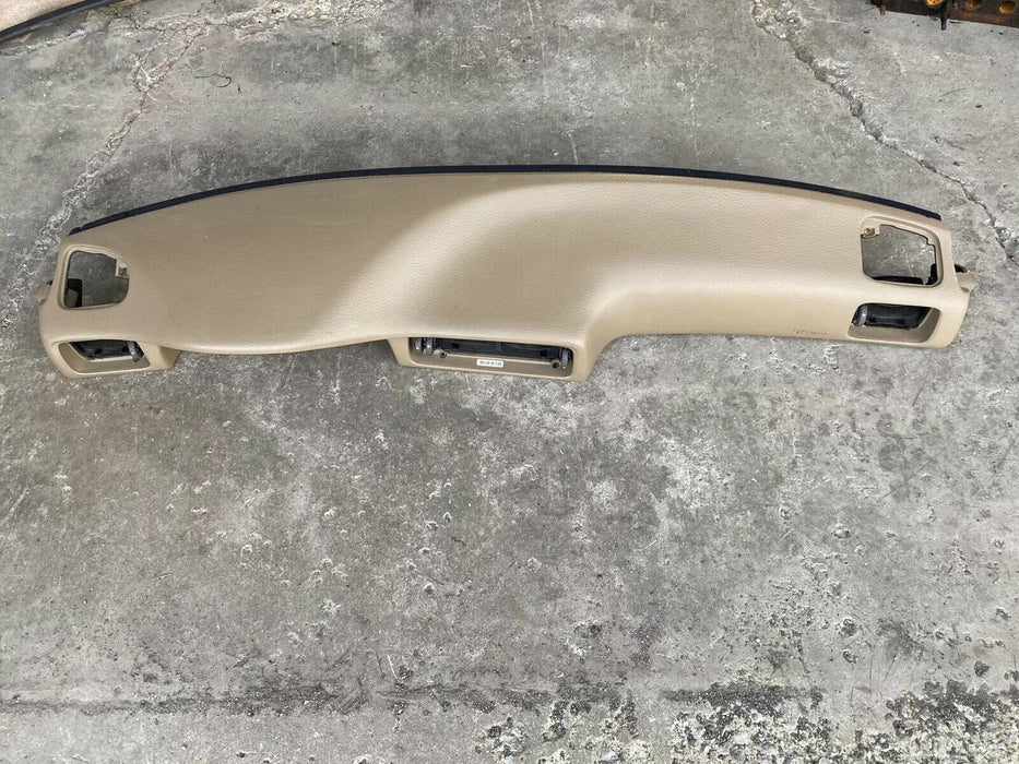 1998-00 Volvo V70 V70XC C70 S70 Tan Beige Leather Dash Pad OEM Upper #1027E