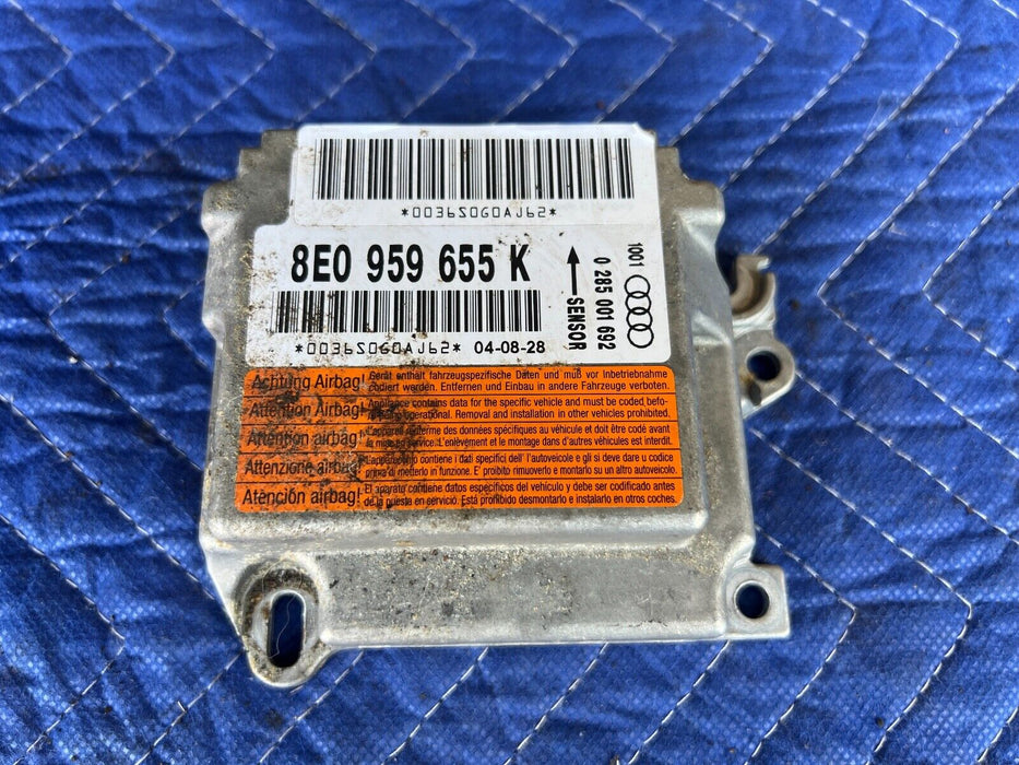 2003-2009 Audi S4 B6 B7 8E SRS Sensor Control Module 8E0959655K OEM#549EM