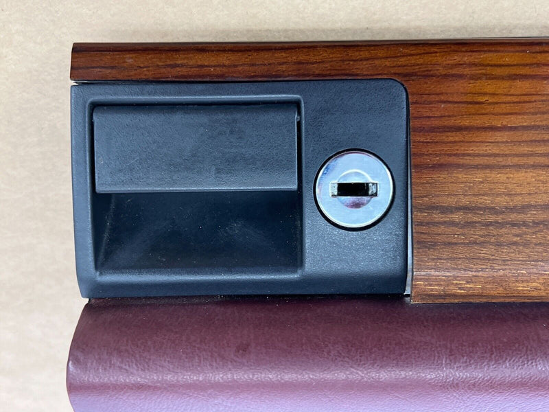 1979-1985 Mercedes 300SD W126 Glove Compartment Maroon Trim 1266890087 OEM#271EM