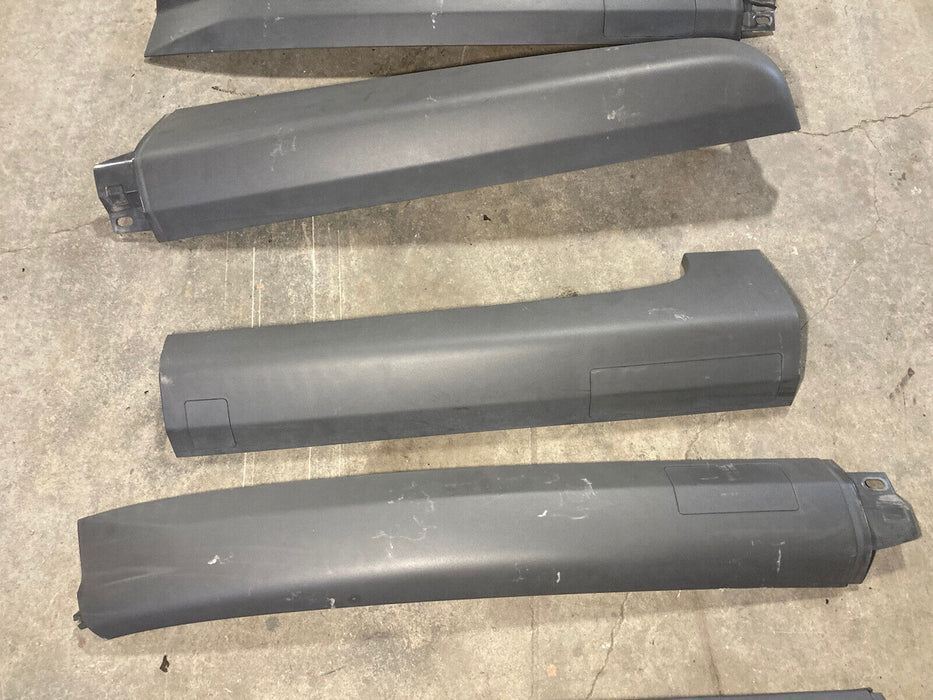 2003-2011 Honda Element Roof Trim Panels Lot Gray Moldings W/ Bolt Covers #642MM