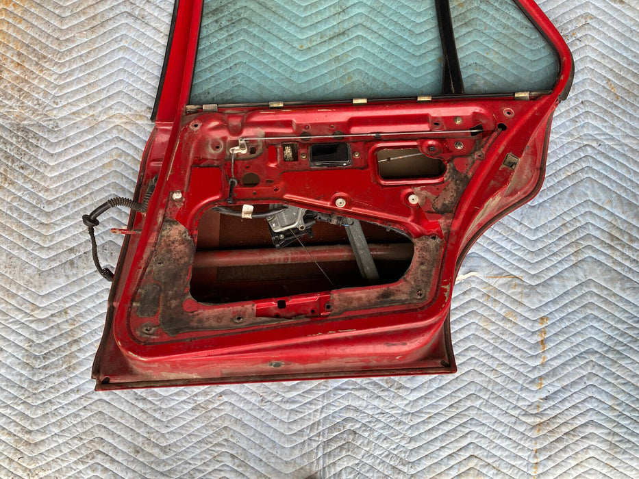 1982-1994 BMW E30 320i 318i 325i Rear Passenger Door Right RH Red OEM #2282M